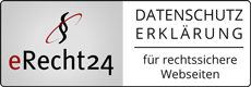 Datenschutz - eRecht24-Siegel